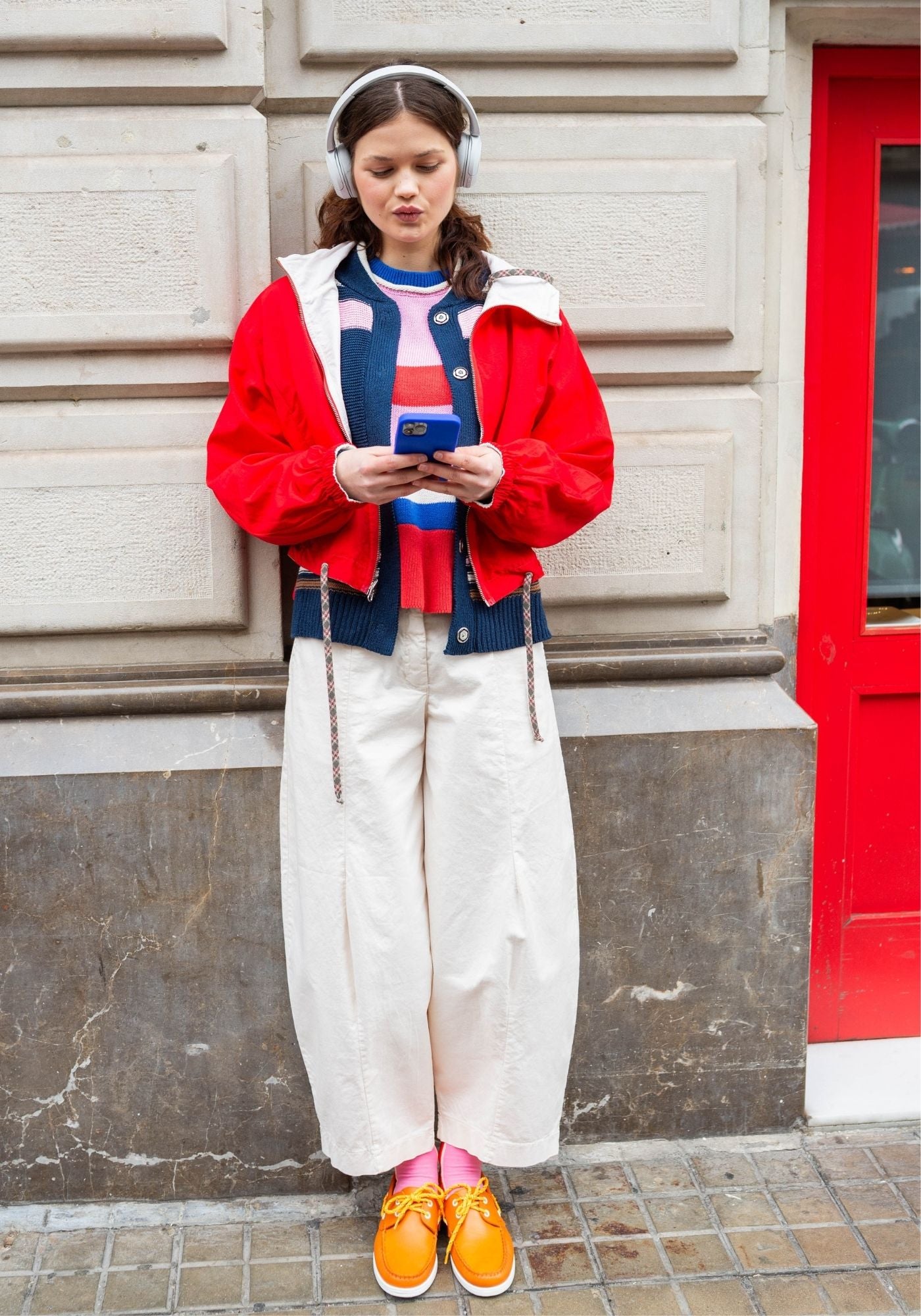 Chaqueta Reversible Parra Rojo
