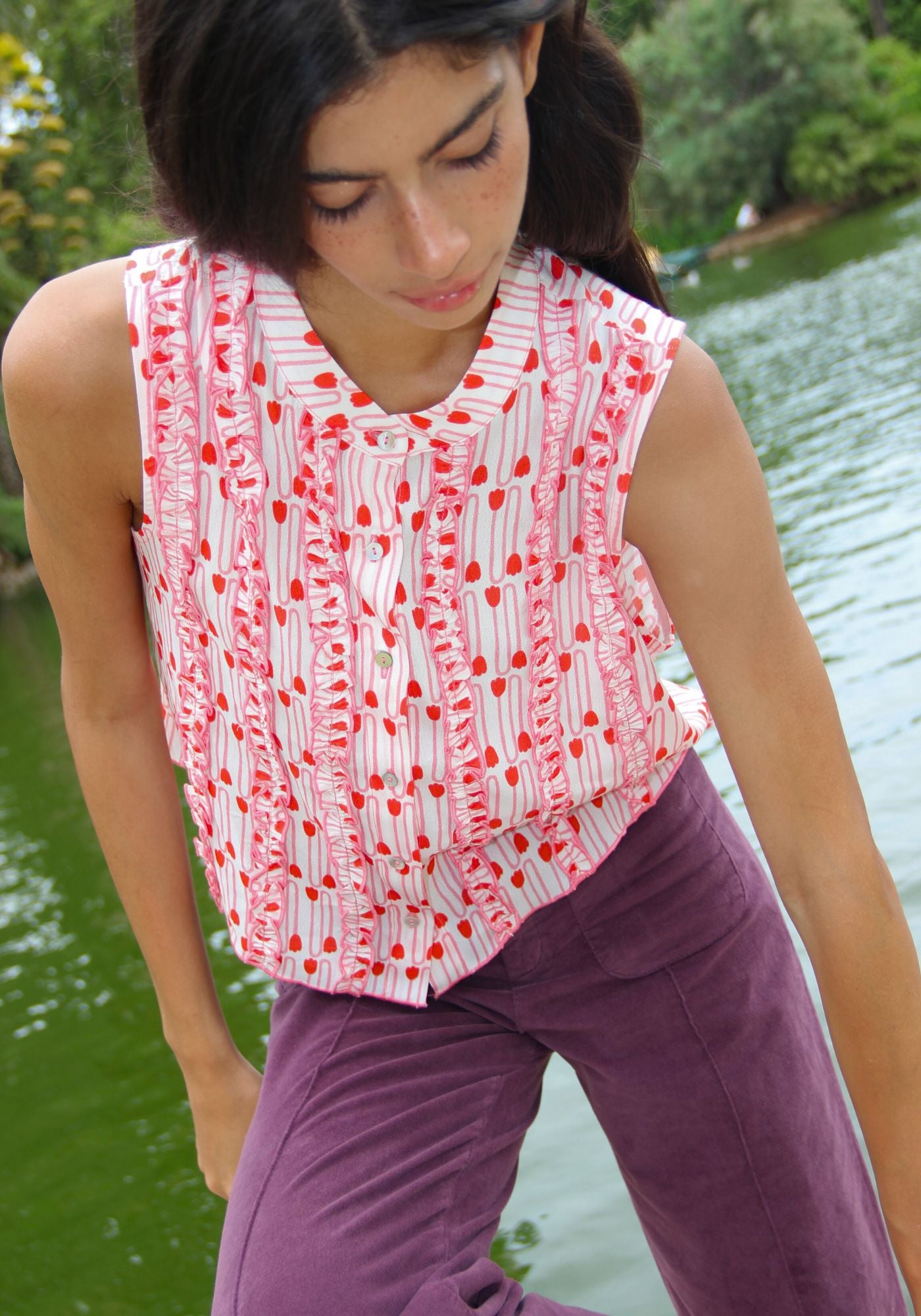 Blusa Tulipa Rosa