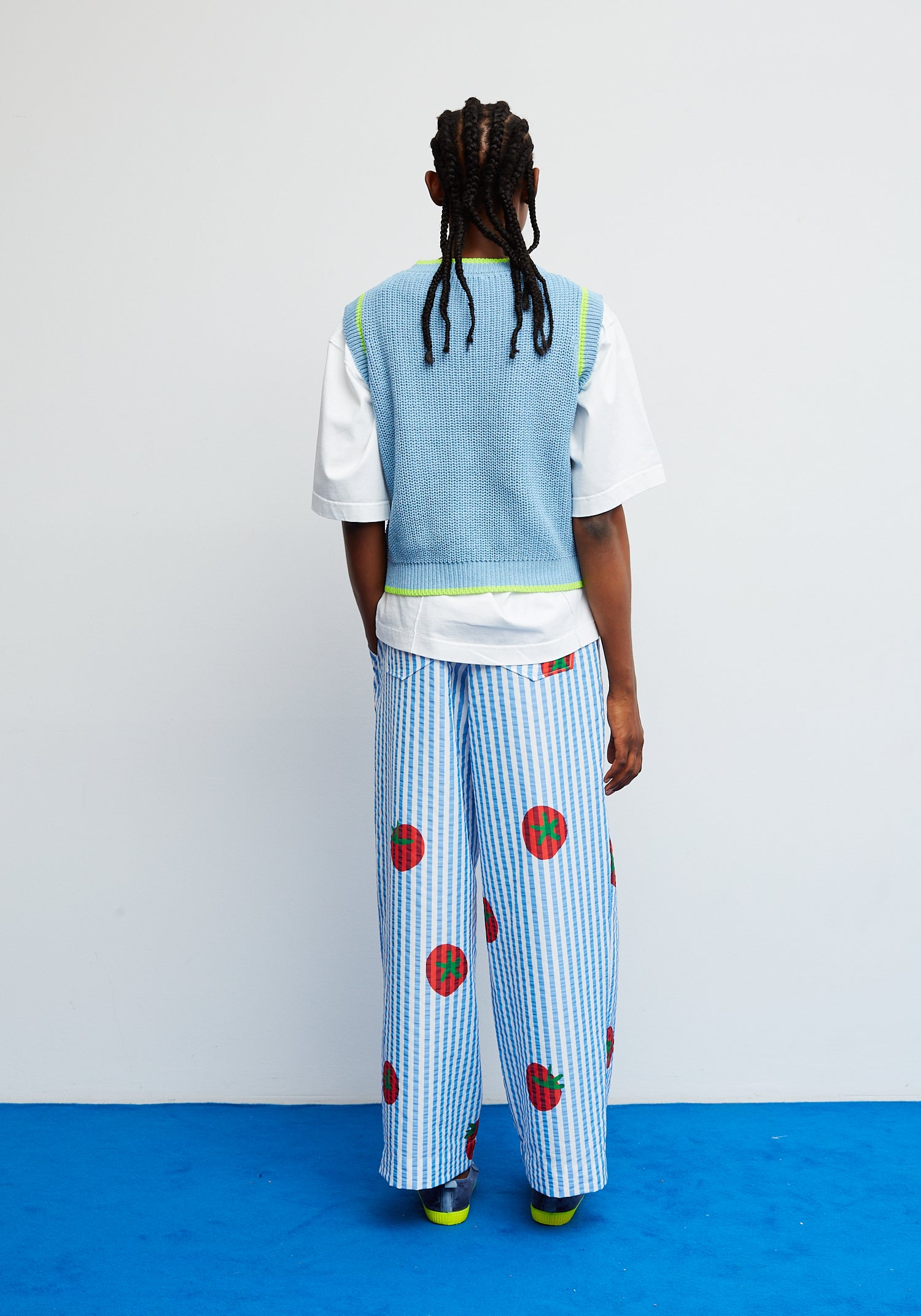 Blue Pomodoro Vest