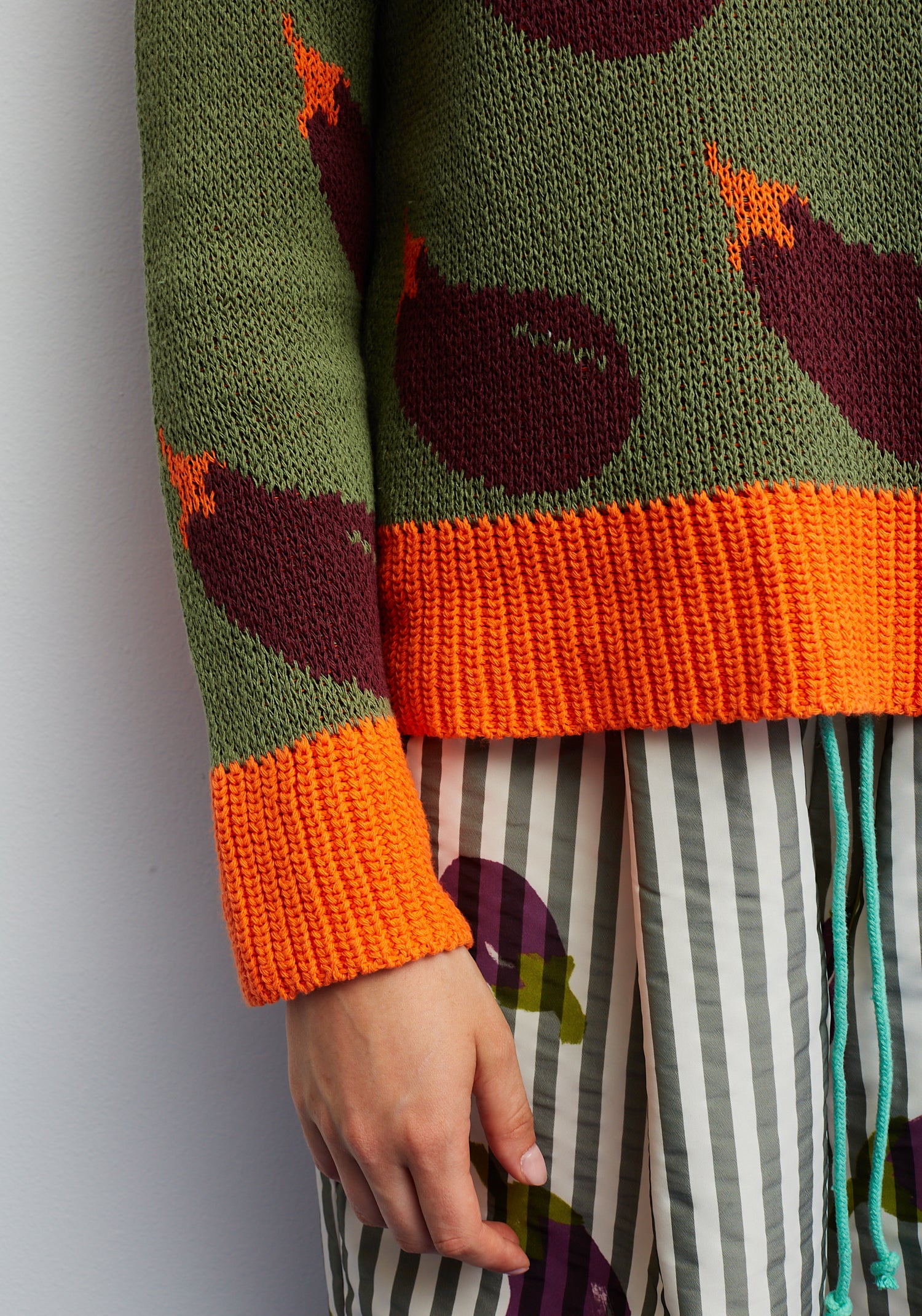 Green Melanzane sweater