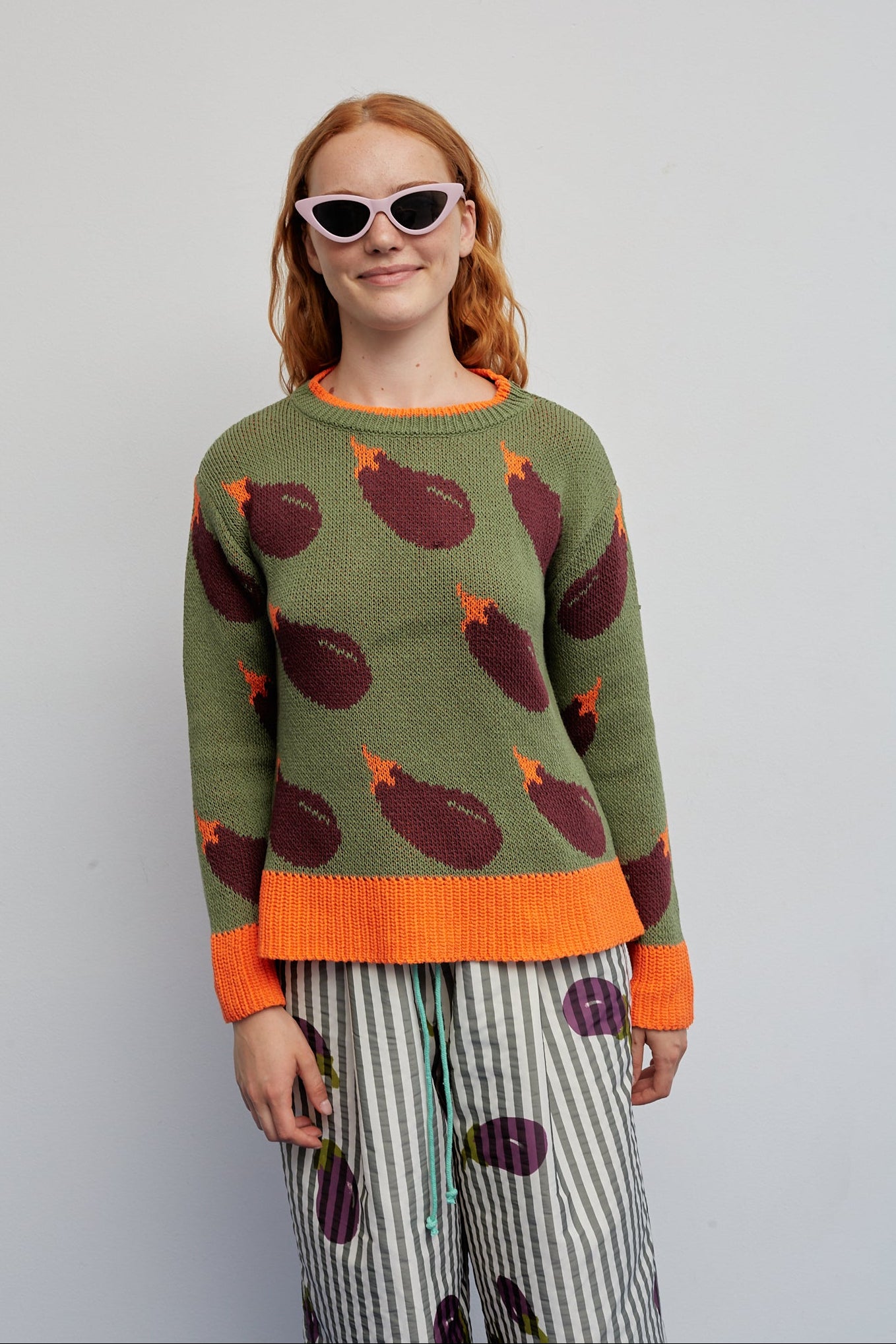 Green Melanzane sweater