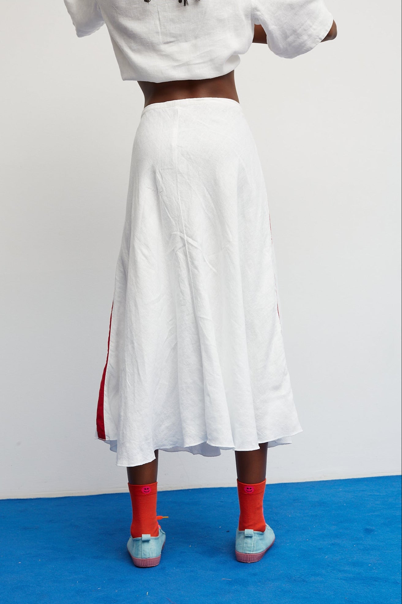 White Crochet Skirt