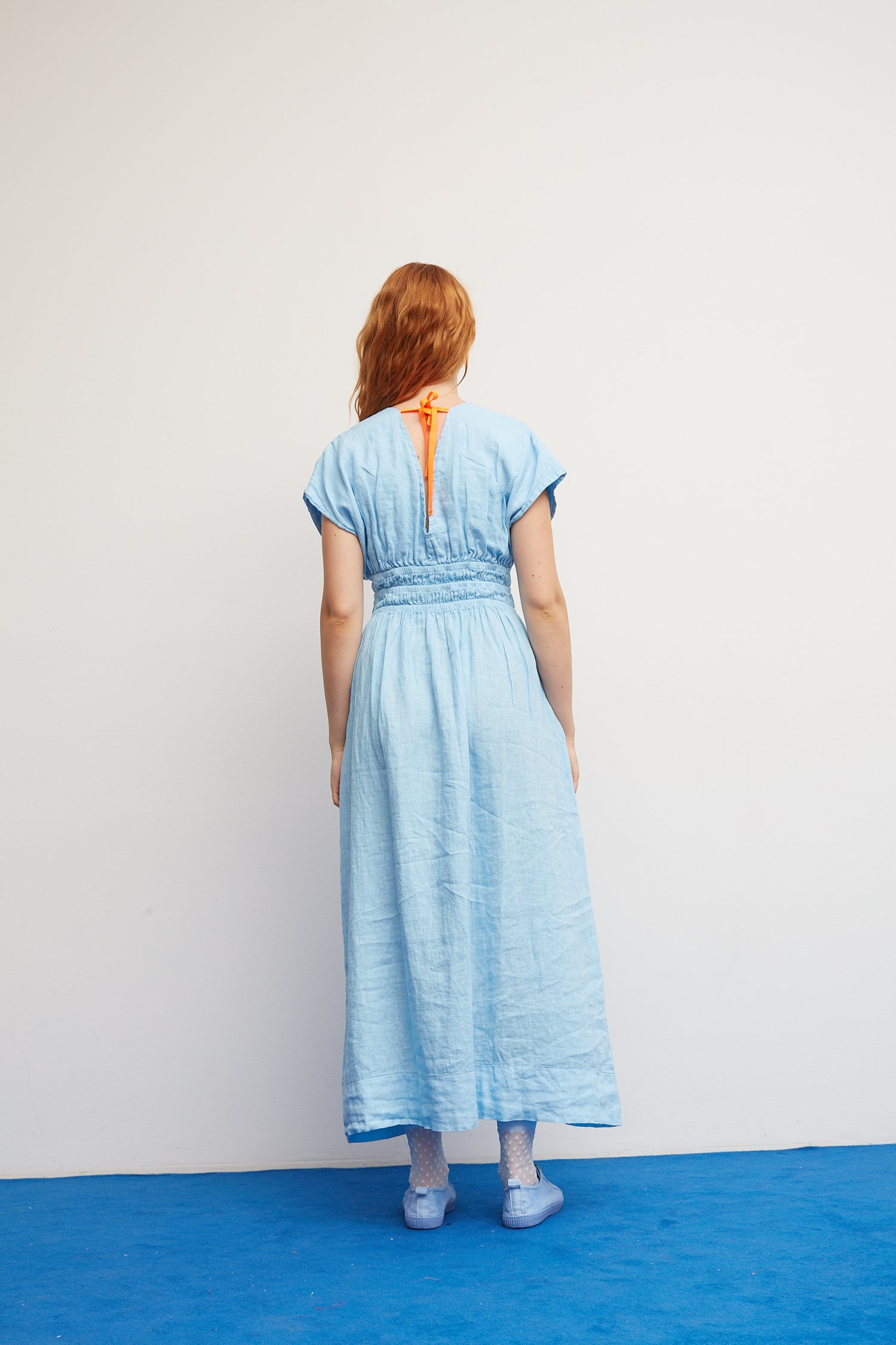Himmelblaues Caricia-Kleid