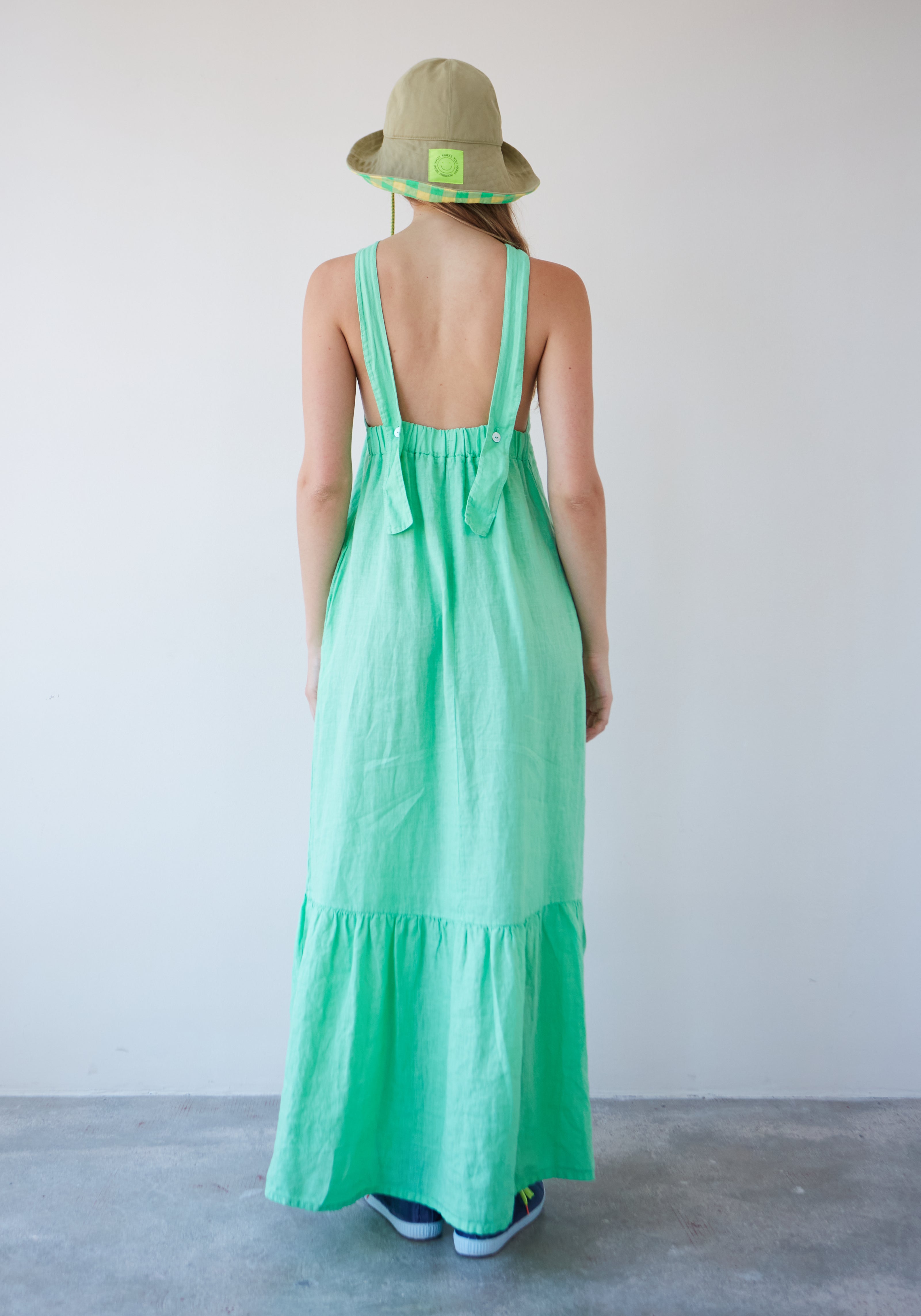 Mint Linen Patience Dress