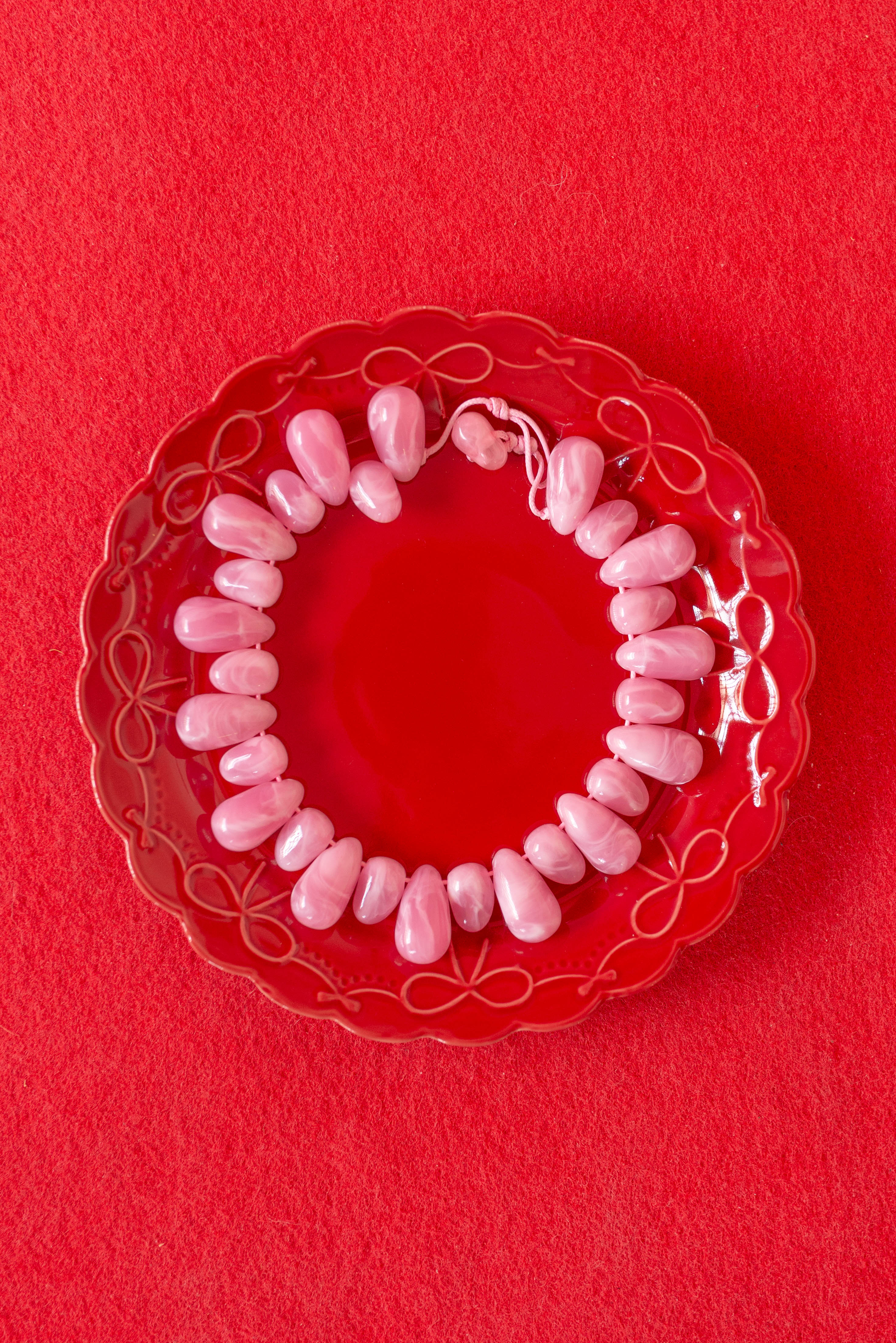 Pink Drop Collar