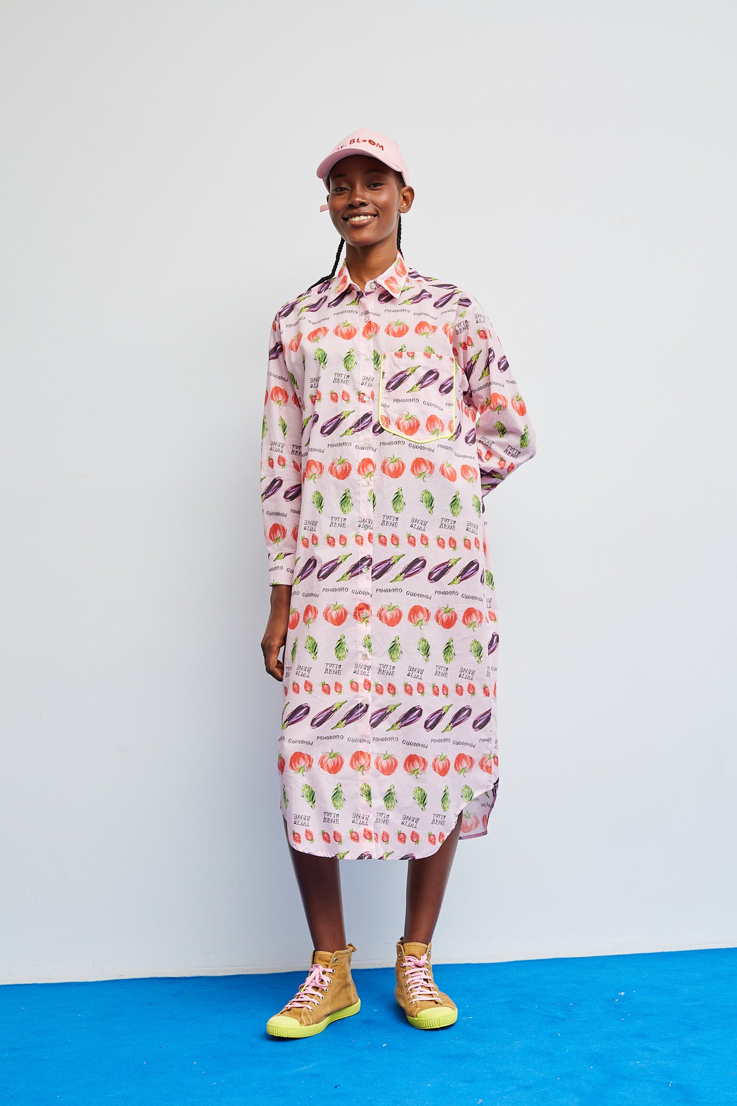 Vestido Boat Rosa