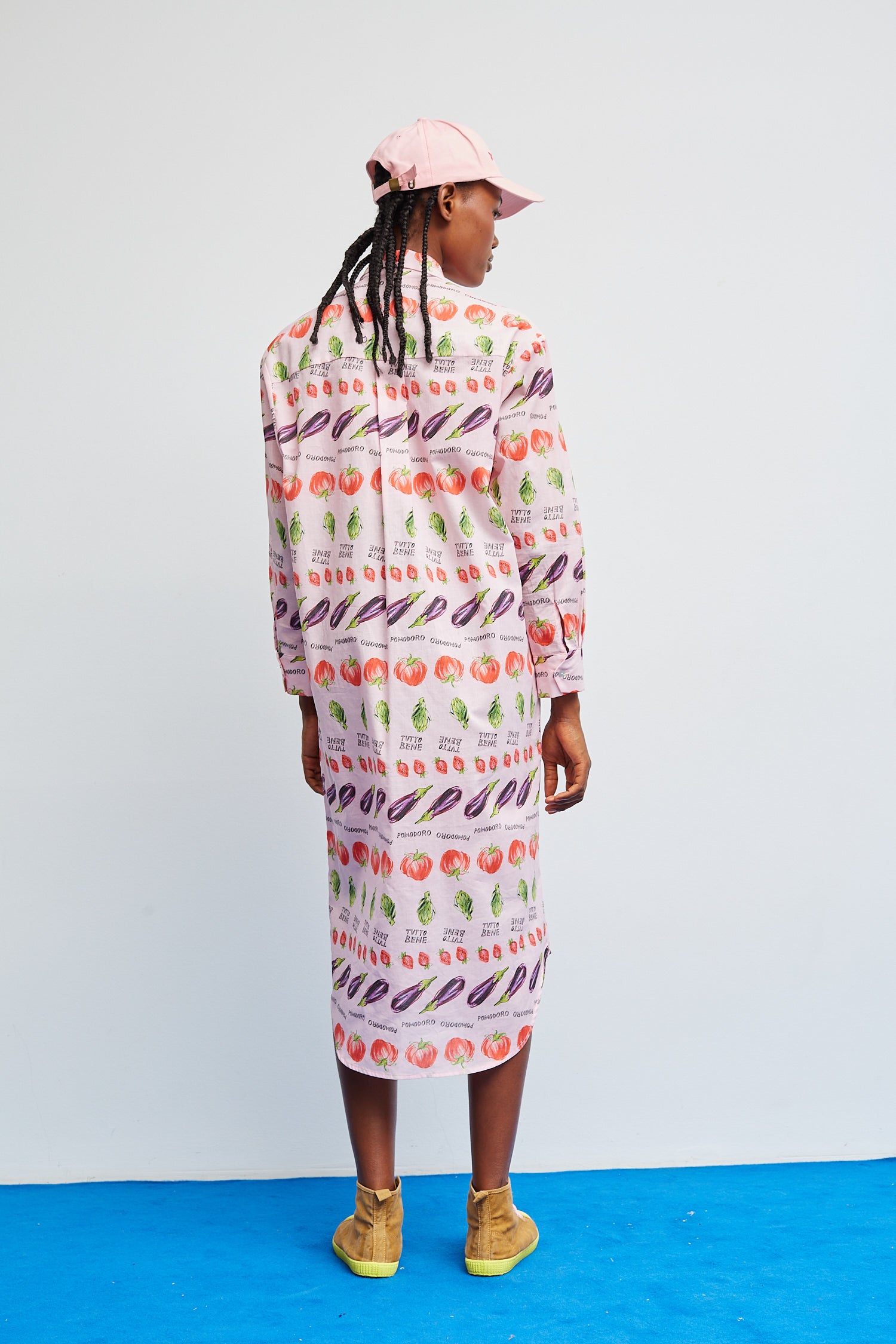 Vestido Boat Rosa