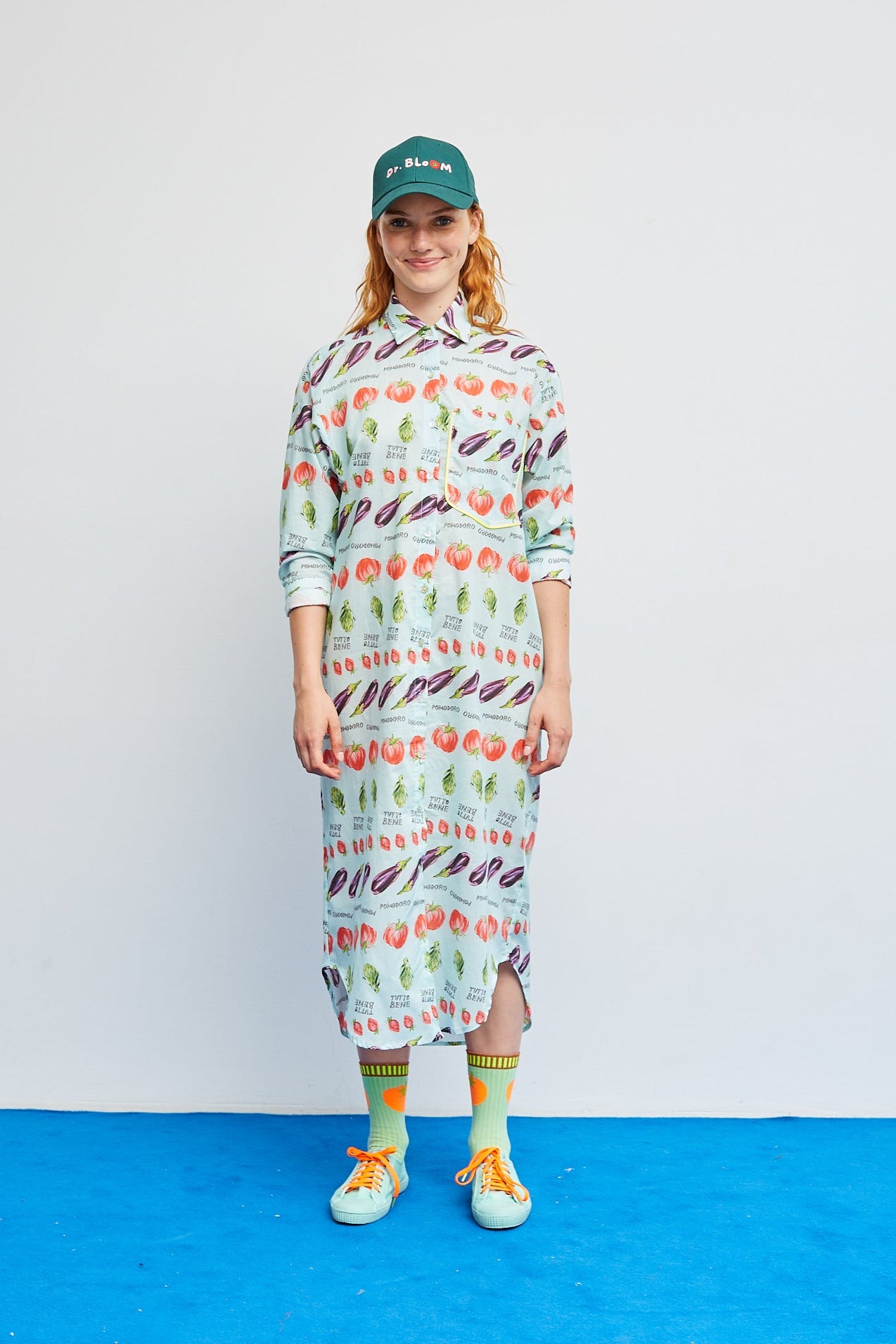 Vestido Boat Aqua