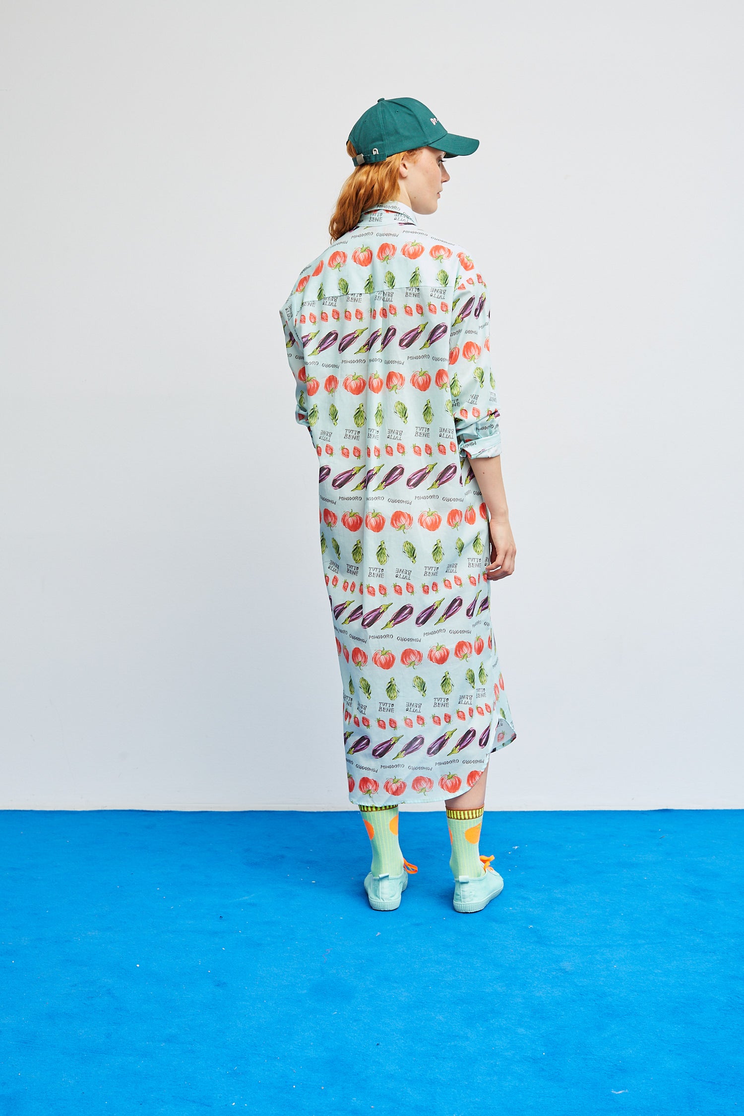 Vestido Boat Aqua