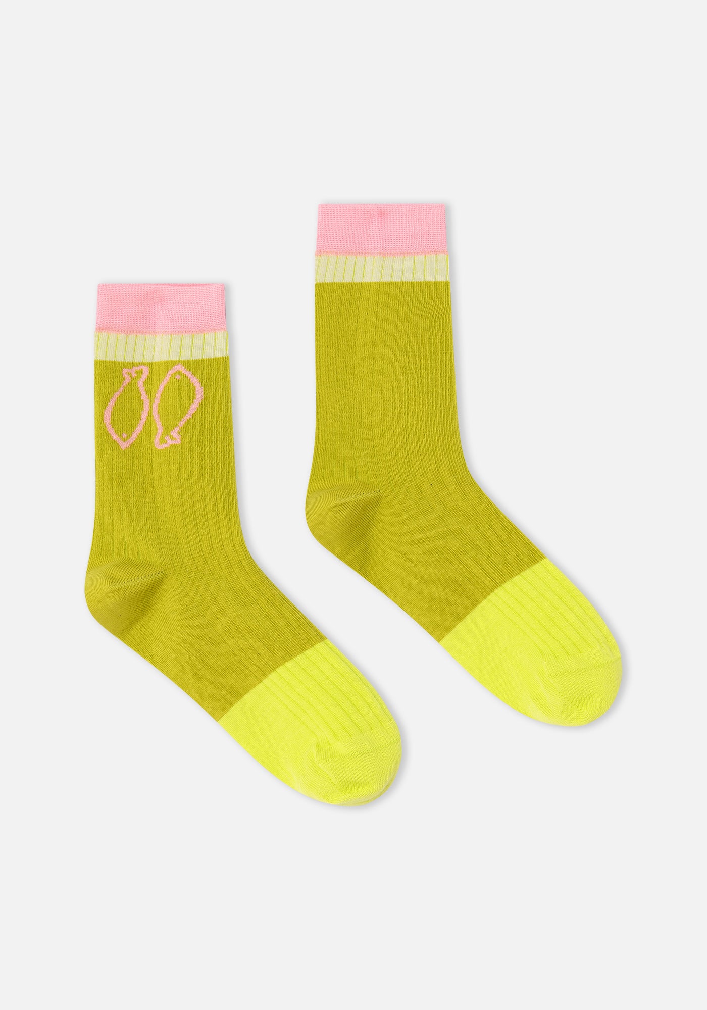 Fish Socken Pistazie