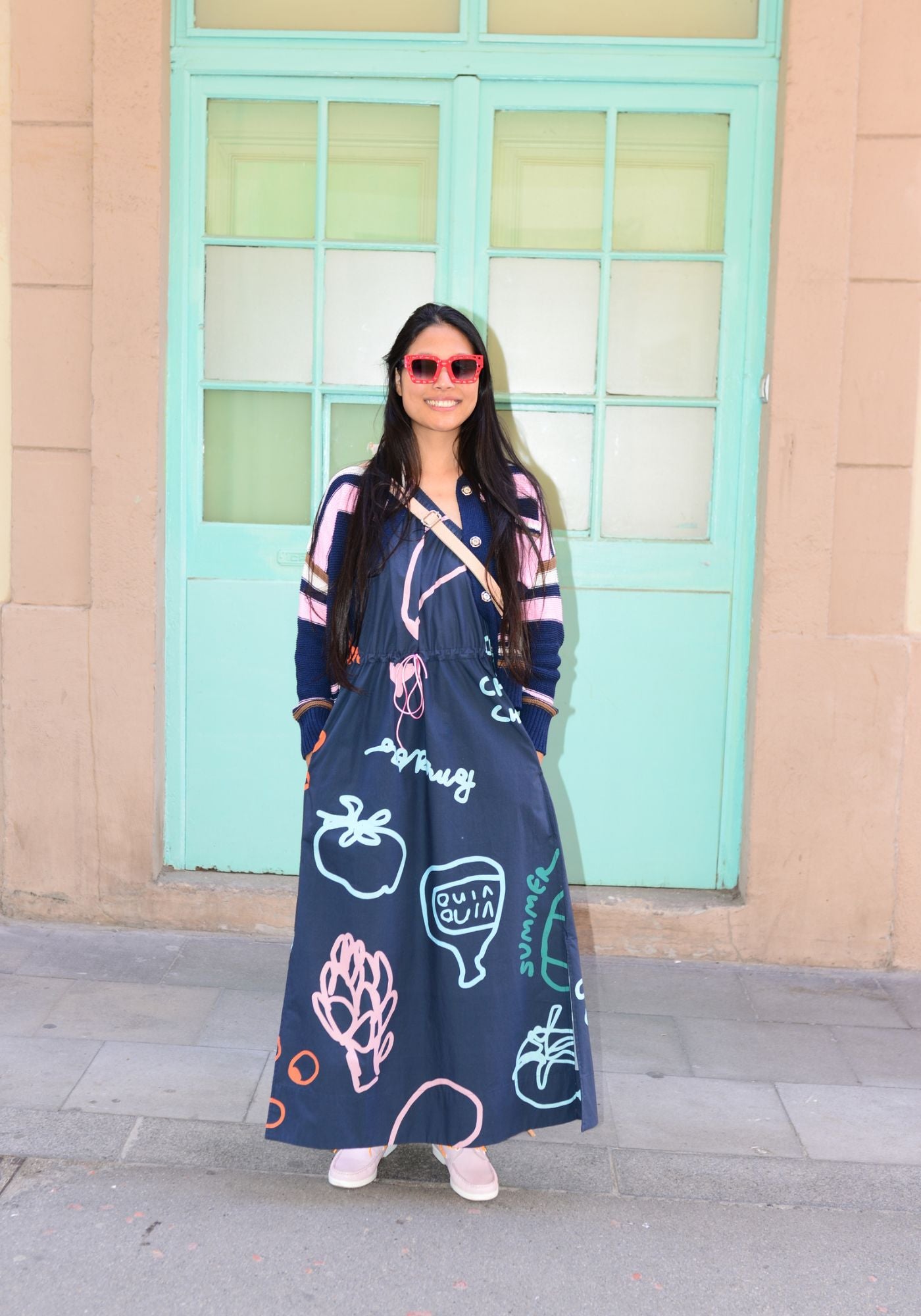 Vestido Gilda Azul