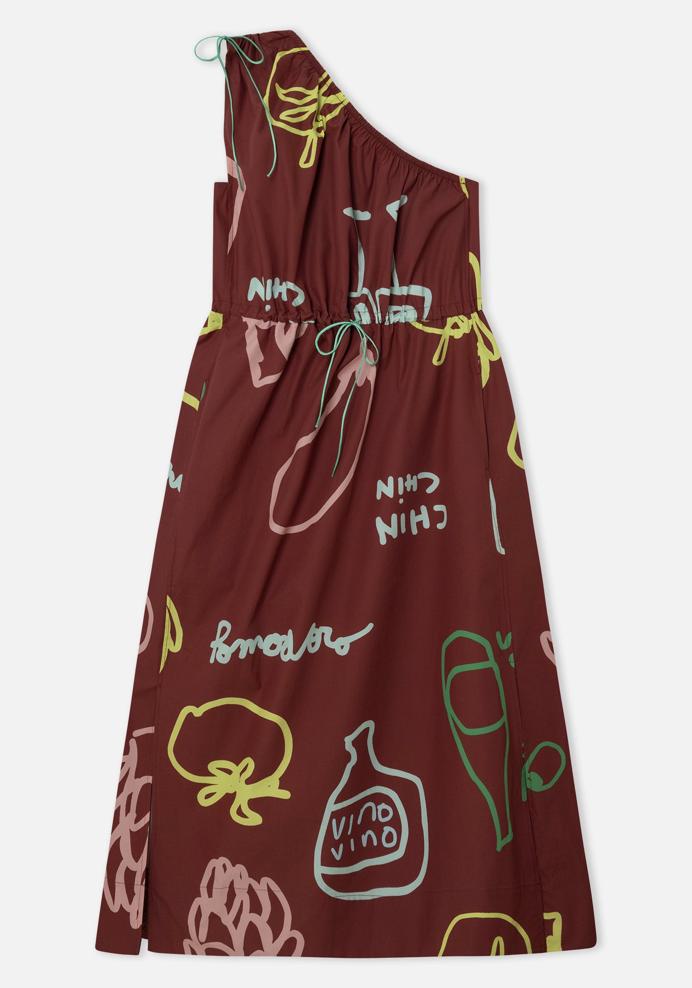 Vestido Gilda Granate
