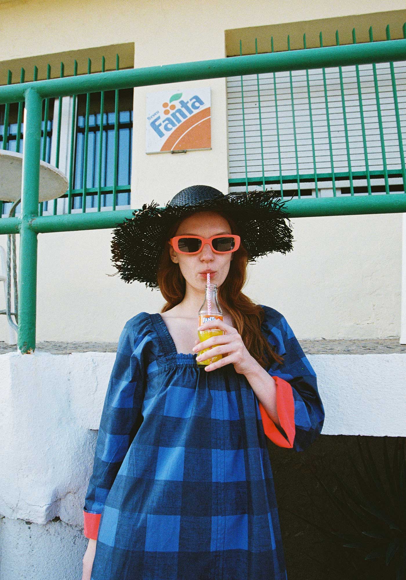 Vestido Sorbete Azul Vichy