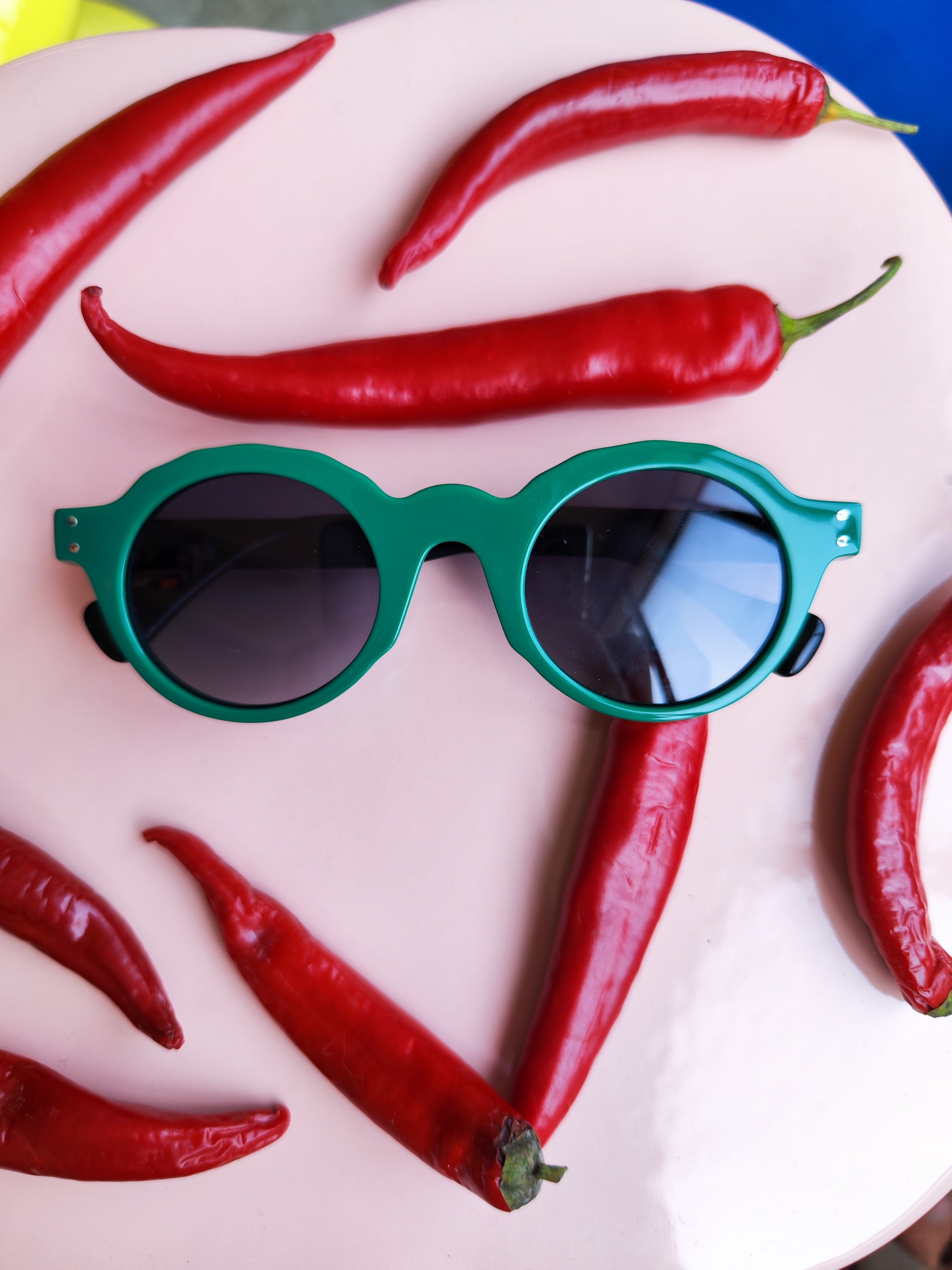 Lunettes Kaki