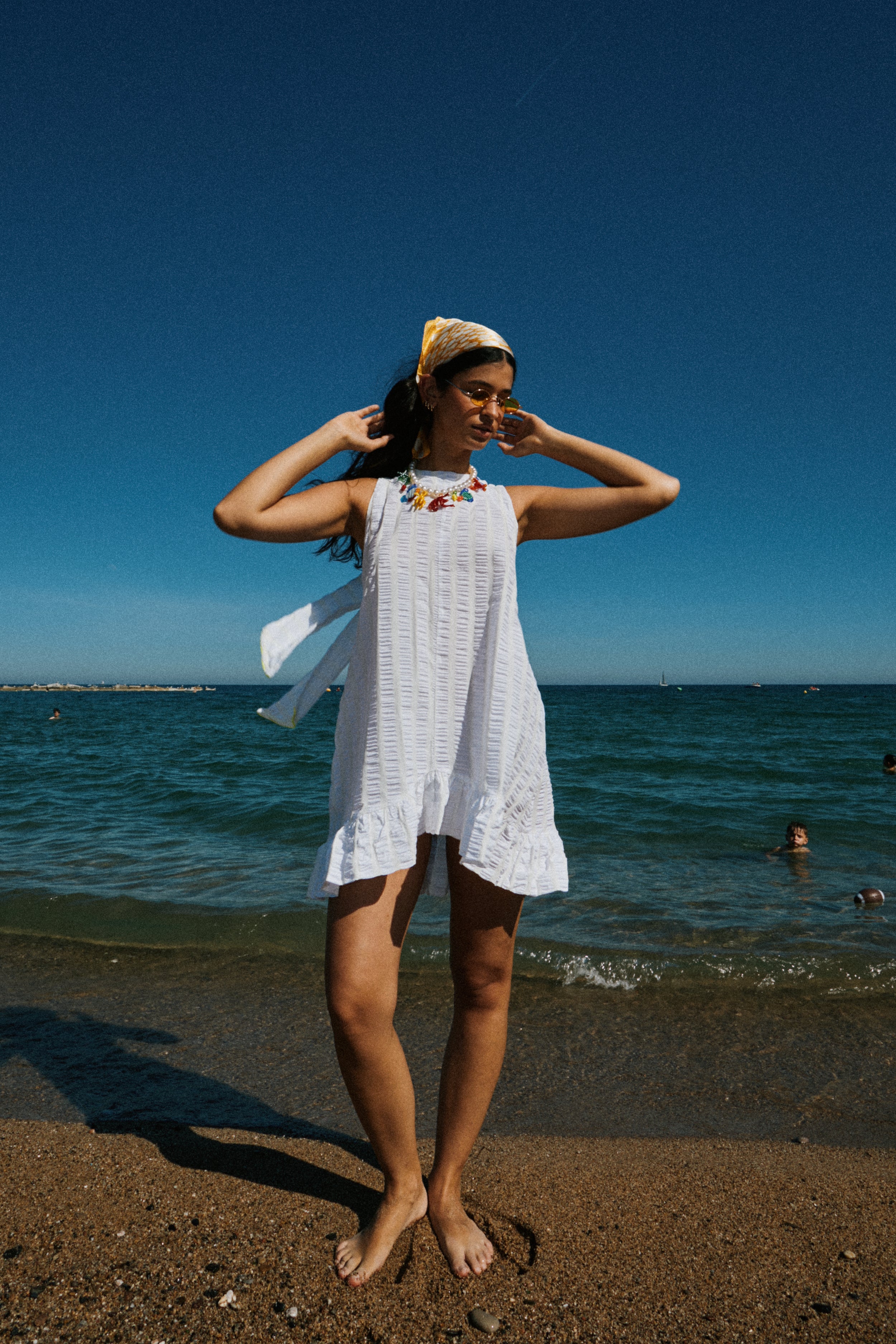 Weißes Cocomero-Kleid