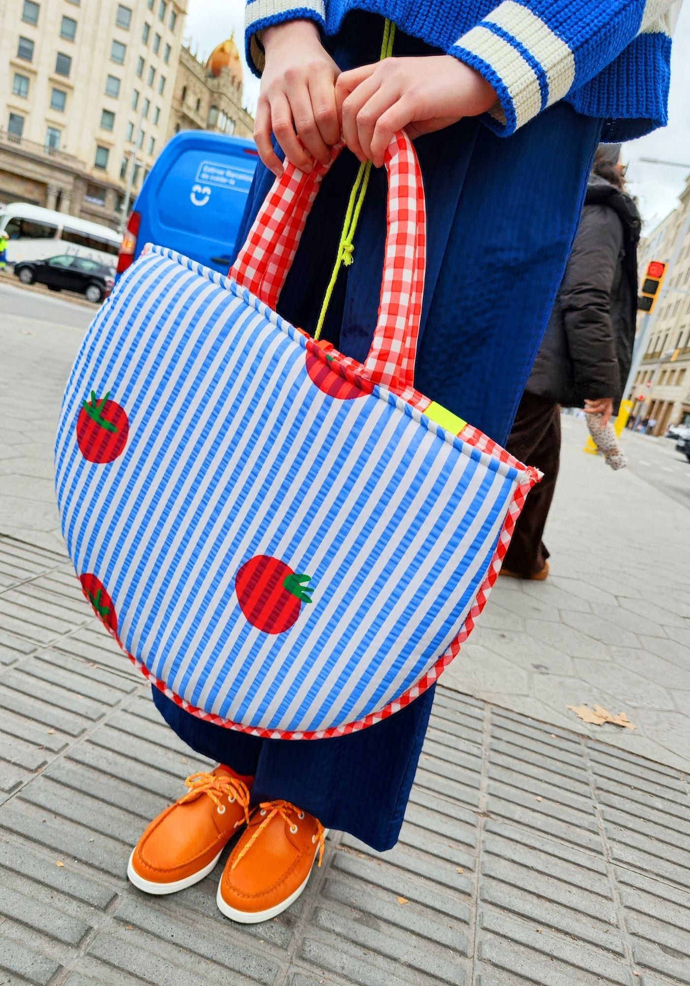 Bolso Parmesano Azul