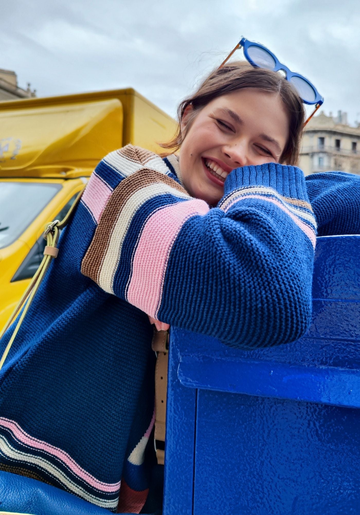 Blue Tenis Sweater
