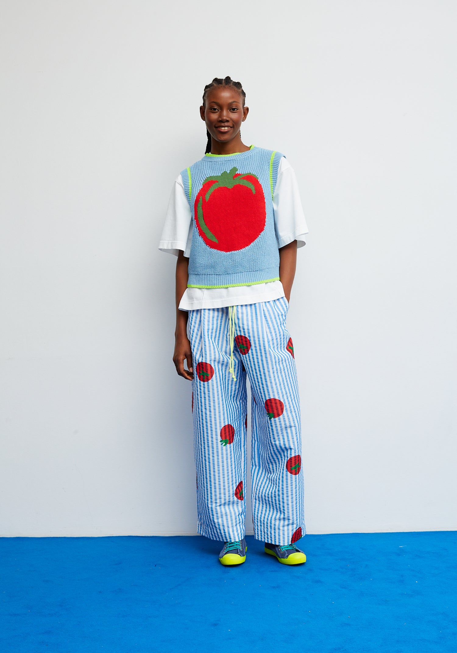 Blue Pomodoro Vest