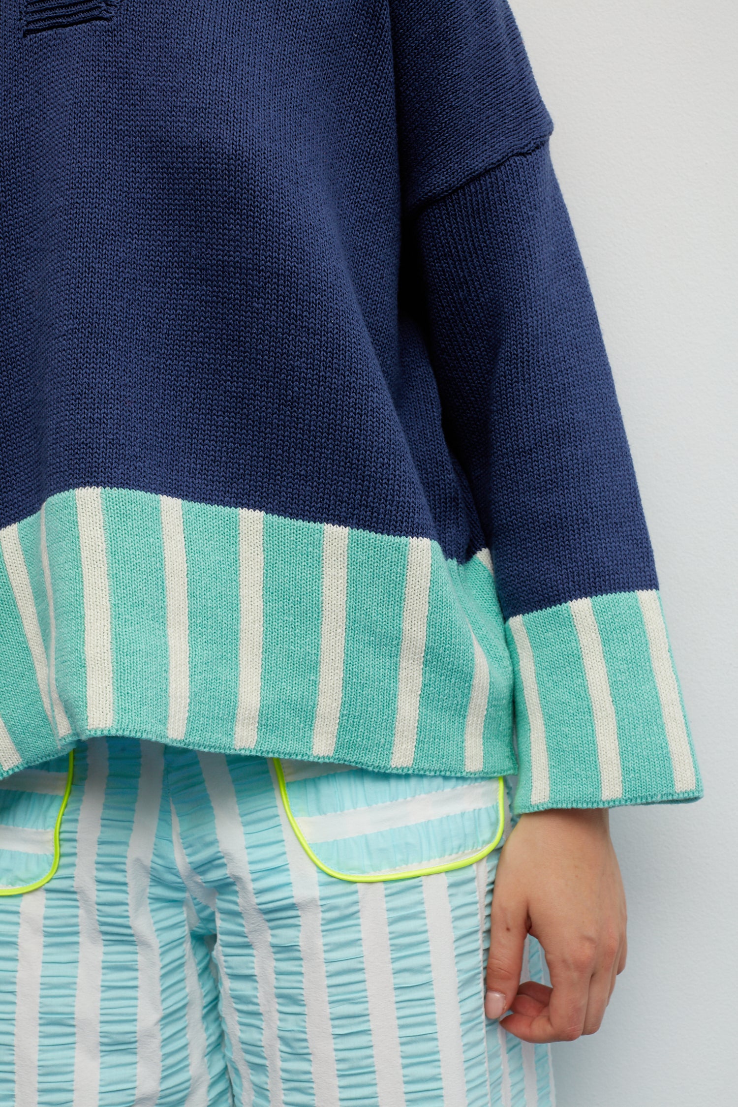 Pull Grissini Bleu