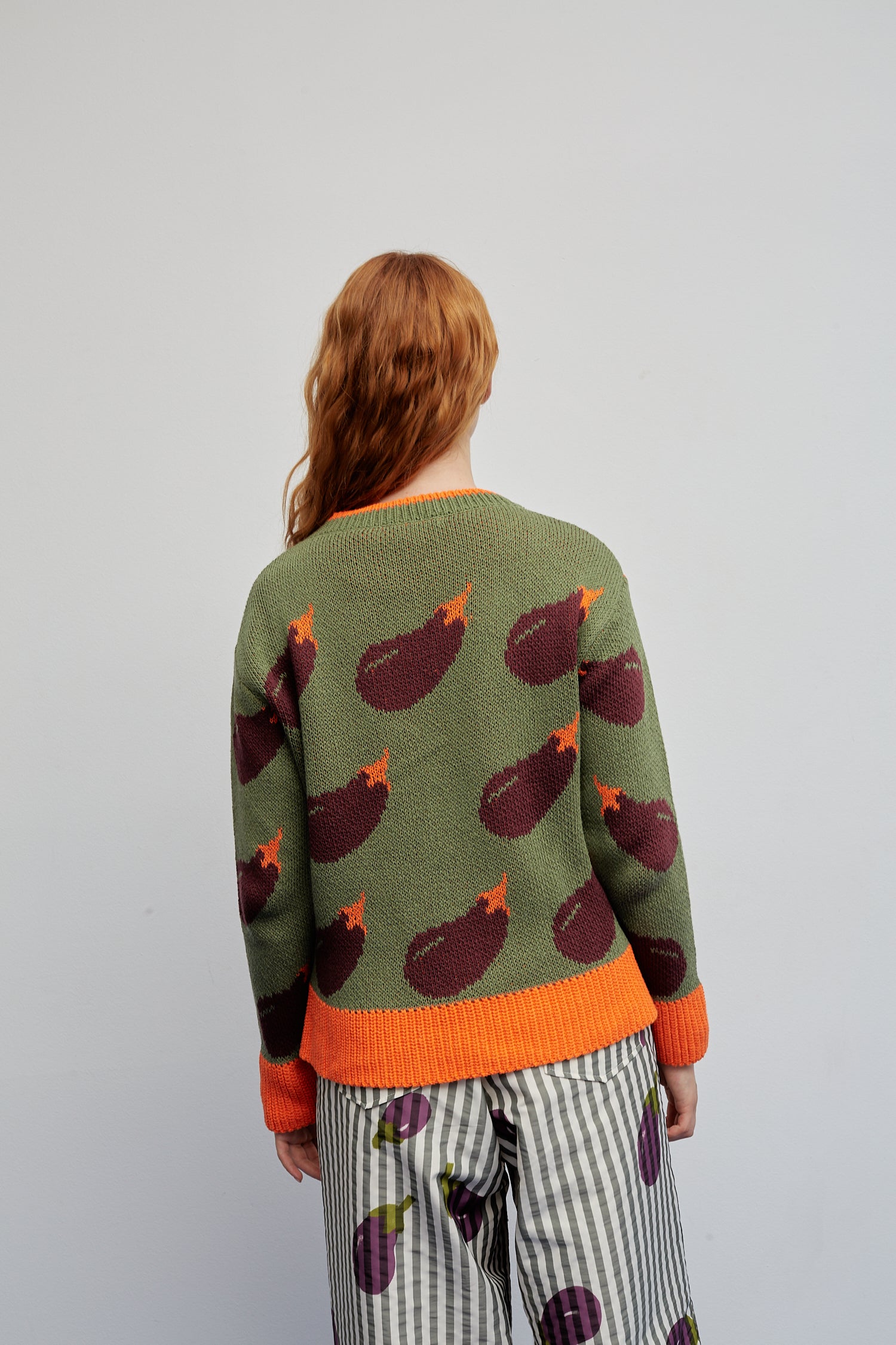 Green Melanzane sweater