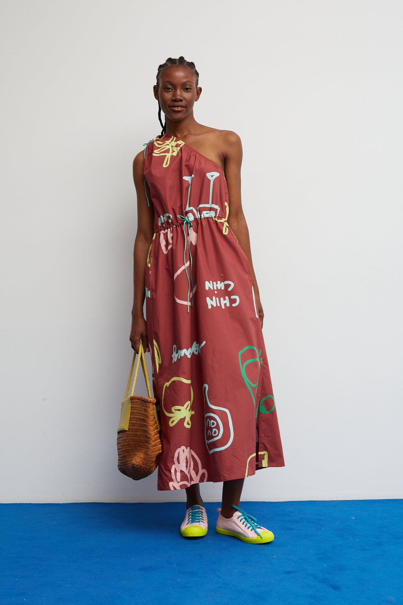 Vestido Gilda Granate