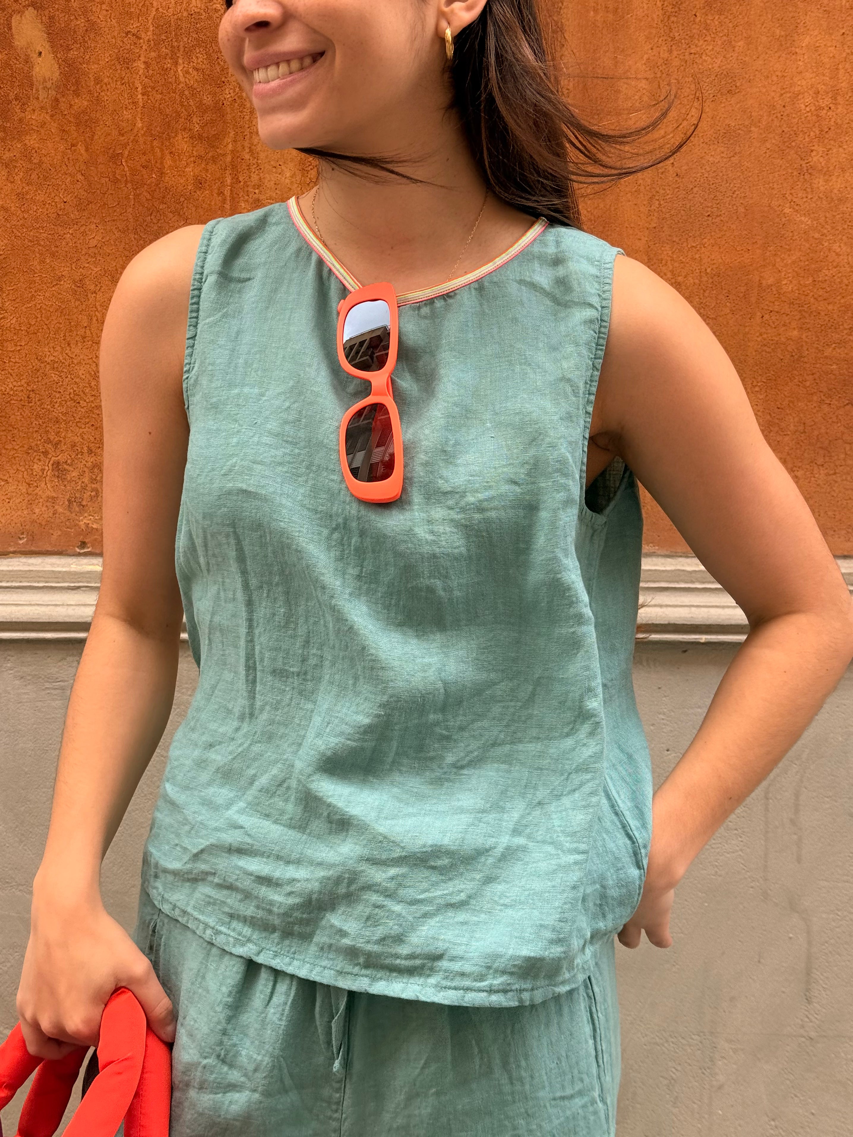 Cuerpo Ana lino Verde