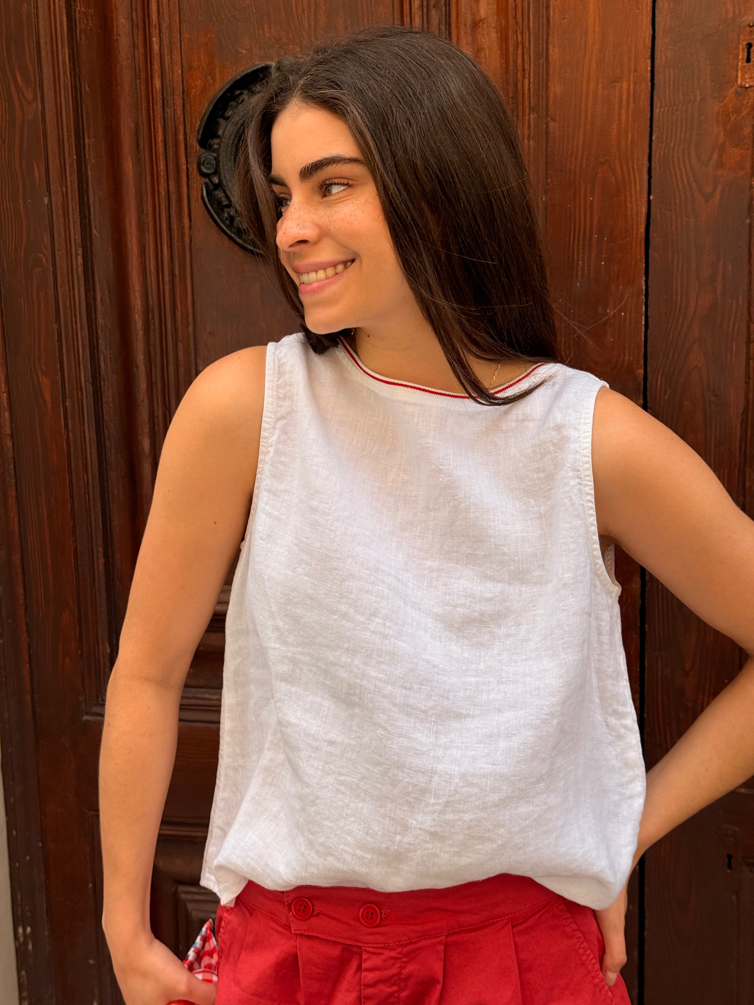 Cuerpo Ana lino Blanco