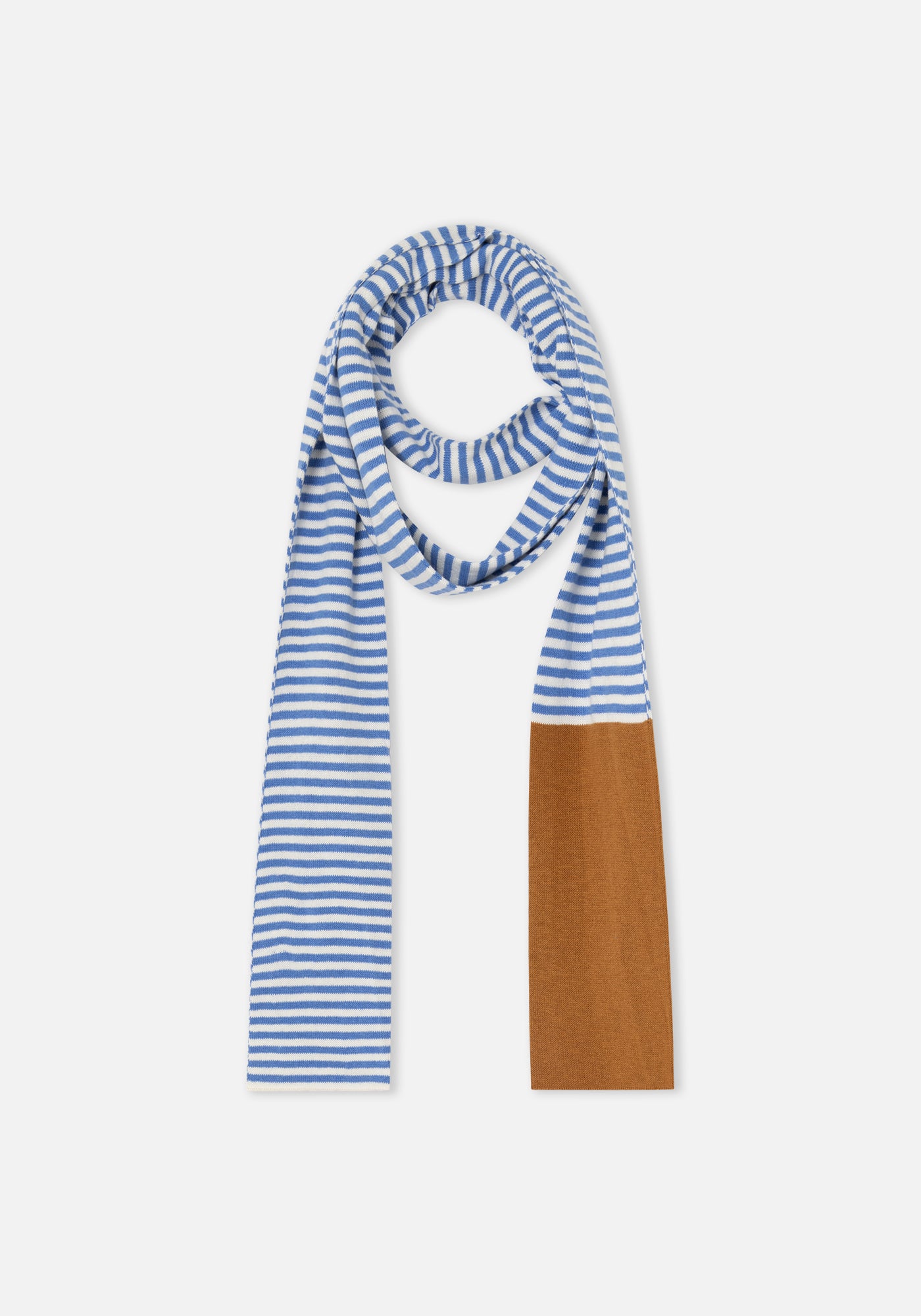 Blauer Lolly-Schal