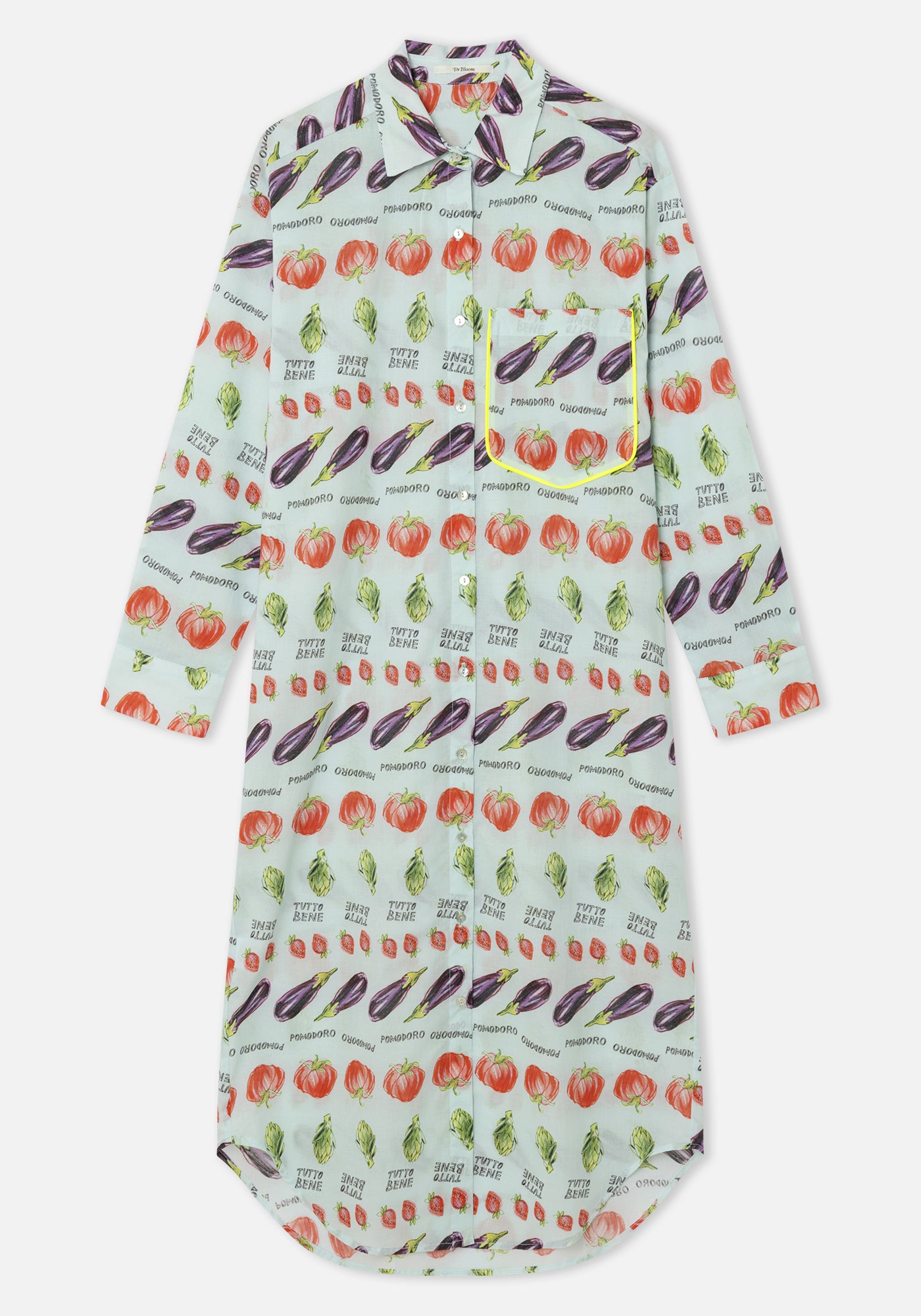 Vestido Boat Aqua