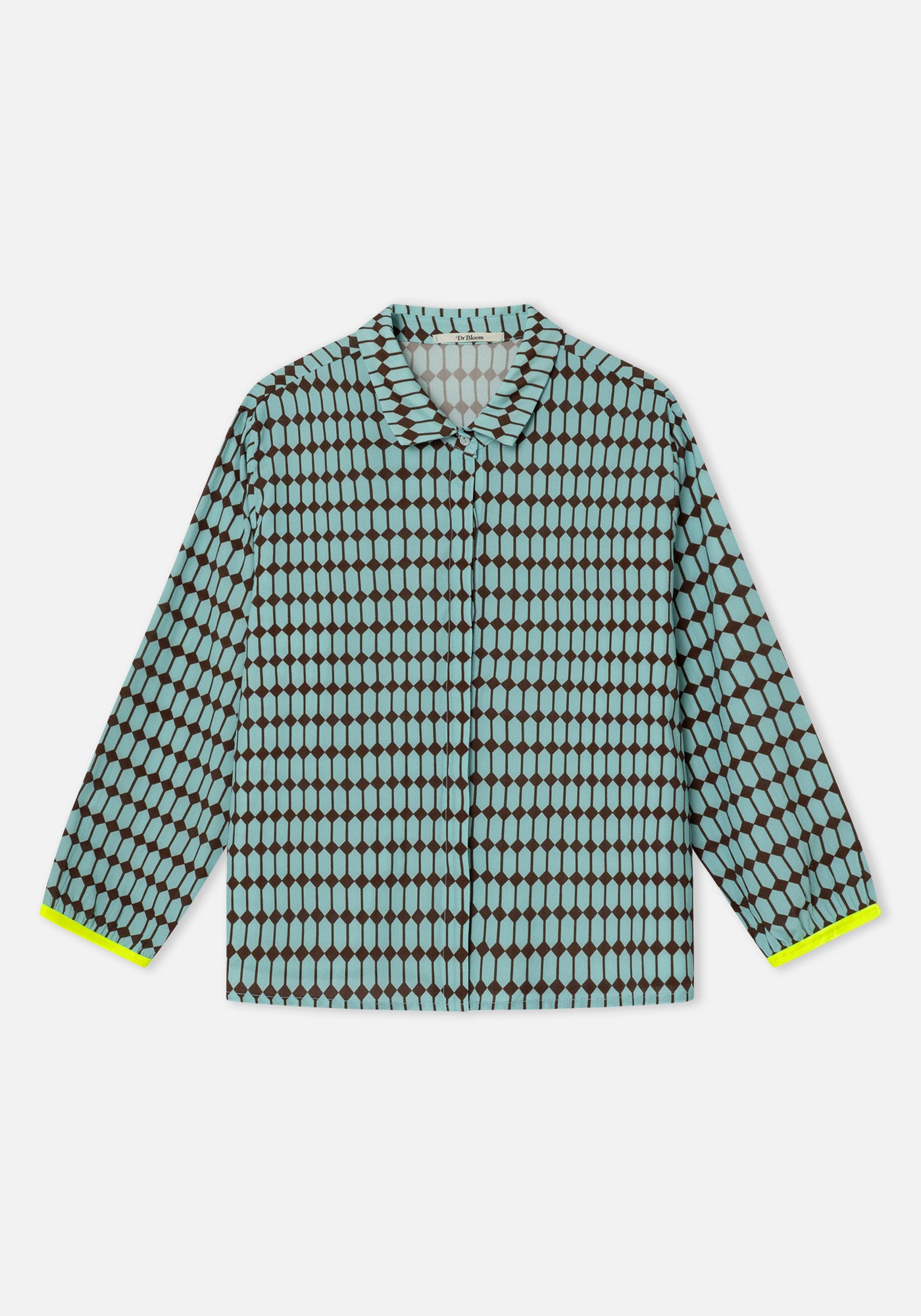 Camisa Rombos Agua